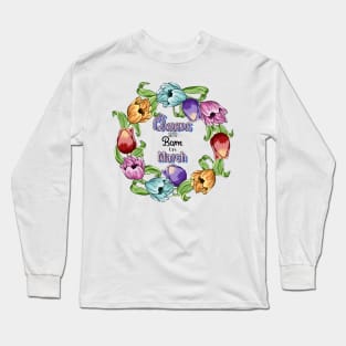 Queens Are Born In March Long Sleeve T-Shirt